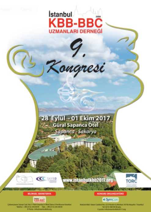 09. İstanbul KBB-BBC Uzmanları Derneği Kongresi
